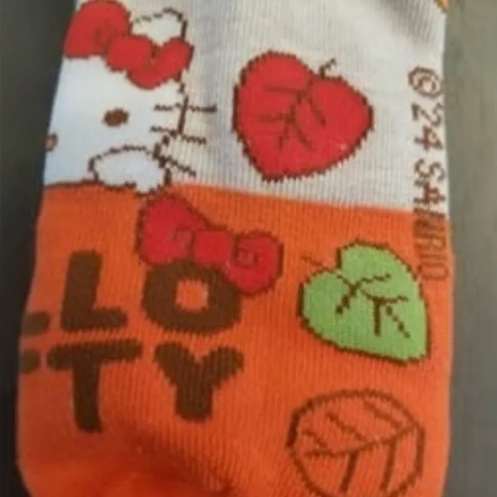 Hello Kitty Fall Leaves & Pumpkin Spice Socks